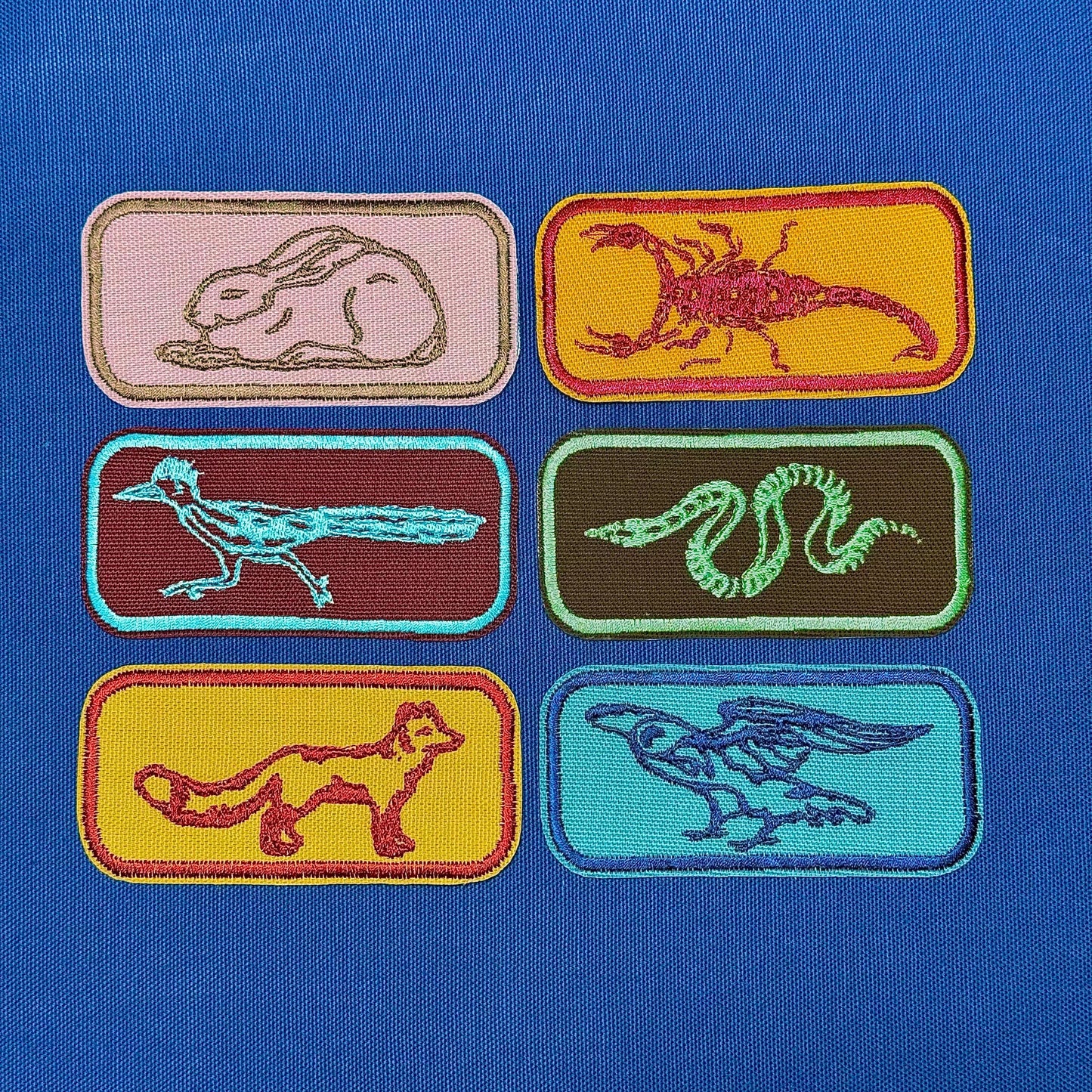 roadrunner iron on patch | desert lover patch | vintage style patch