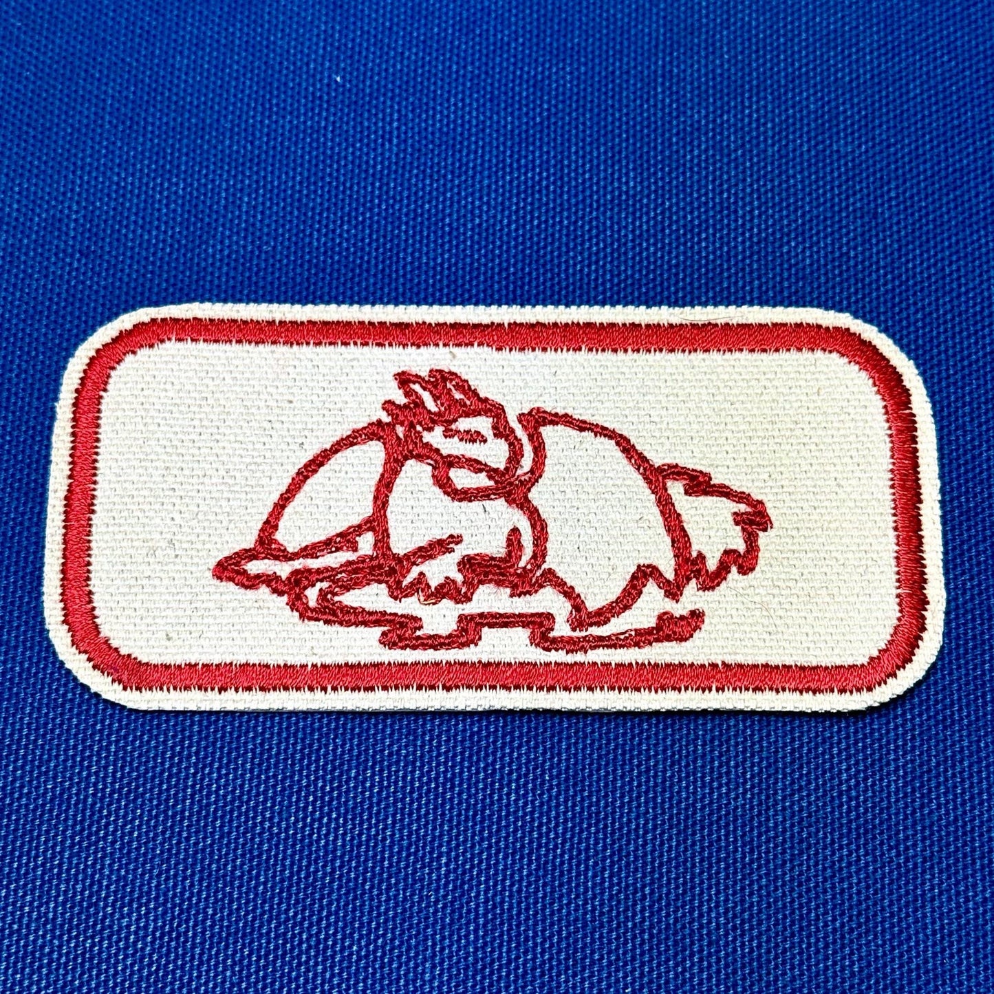 dragon iron on patch |fantasy creature patch | vintage style patch