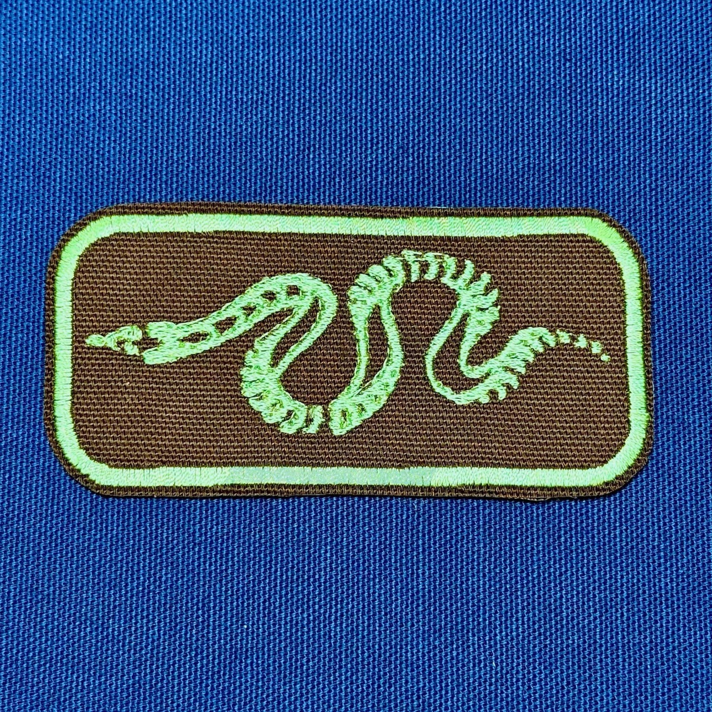 snake iron on patch | nature animal patch | vintage style patch