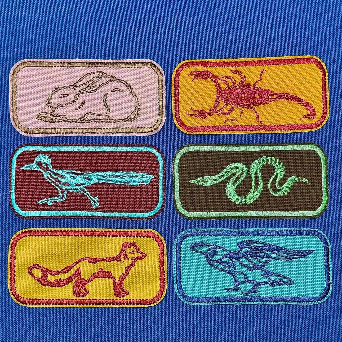 CHOOSE 3! desert creature patch bundle