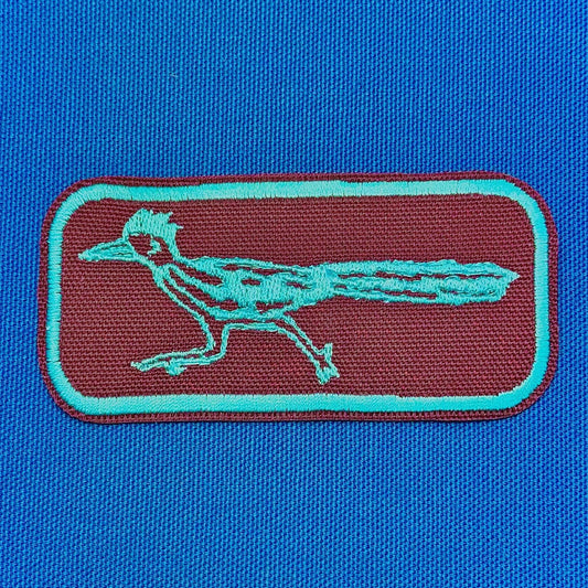 roadrunner iron on patch | desert lover patch | vintage style patch
