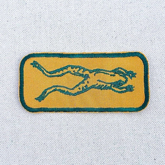 frog iron on patch | iron on nature patch | vintage look | swamp patch | toad patch